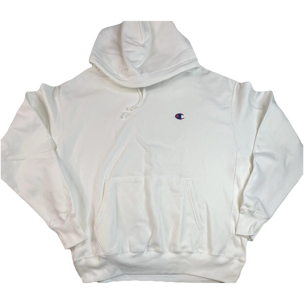 Champion Reverse Weave Boyfriend Hoodie Women's 2XL Cream Heavyweight GF510 NWT